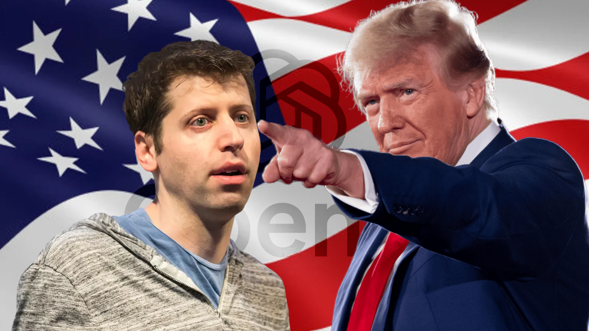 1742495623-730cd822edb2ccd35a26a8e7618e7411 trump and sam altman in front of an american flag