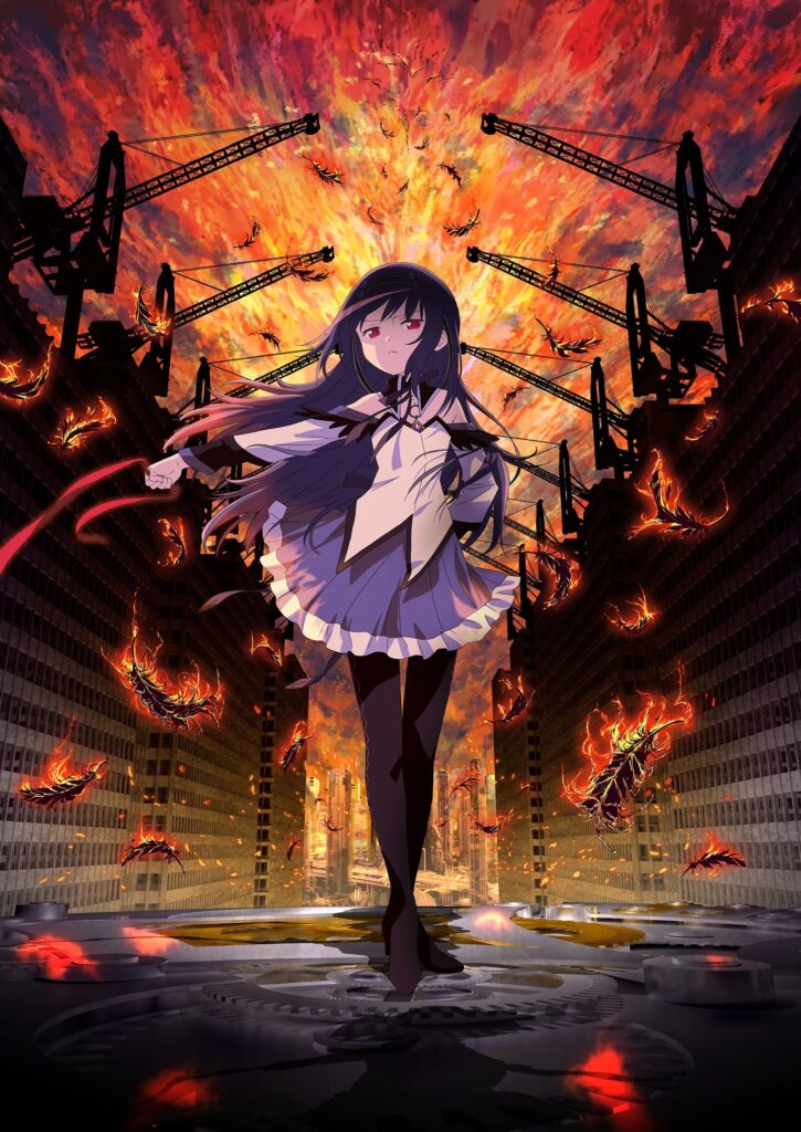 1742603013-3802608e6688e89e373f958c6673ff32-725x1024-1 Puella Magi Madoka Magica: Walpurgisnacht Rising - New Key Visual | Akemi Homura Versions