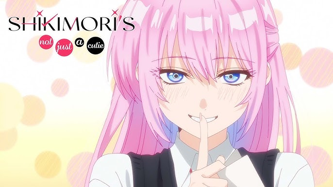 1746803221-44f627d2268b61b2309e2a6234437ef1 shikimori's just a cuite putting her finger to her mouth to shush the viewer