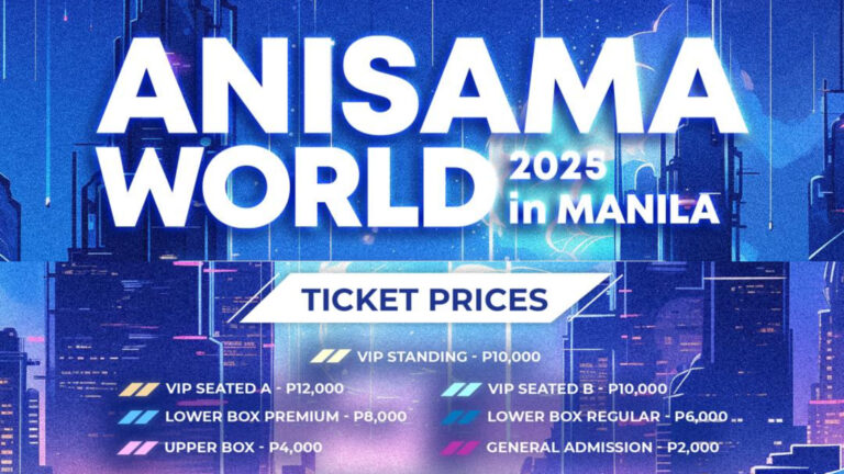Anisama World 2025 in Manila Reveals Ticket Information and Fan Benefits