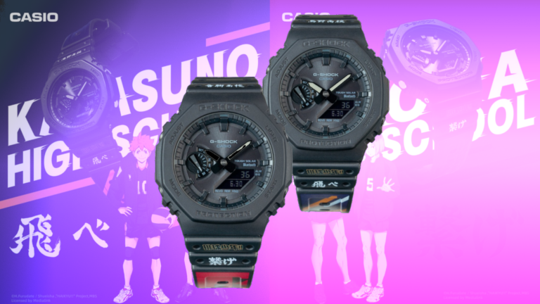 Represent Your Team With Official Haikyu CASIO Watch Collaboration