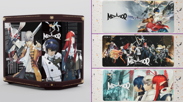 ATLUS and HYTE Announce Metaphor: ReFantazio Collab PC Case & Components