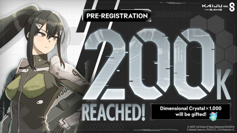 Kaiju No. 8 Game Surpasses 200,000 Global Pre-Registrations Ahead of Launch