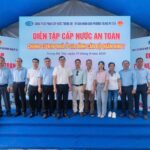 Diễn tập ứng phó sự cố, bảo đảm an toàn cấp nước - Ảnh 1.